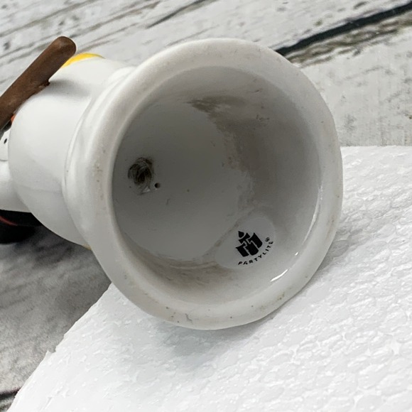 PartyLite Snowman Snuffer Candle Accessory Holiday Decor P7005 w/ Box - Picture 8 of 9